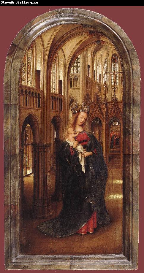 EYCK, Jan van Madonna in the Church dfh